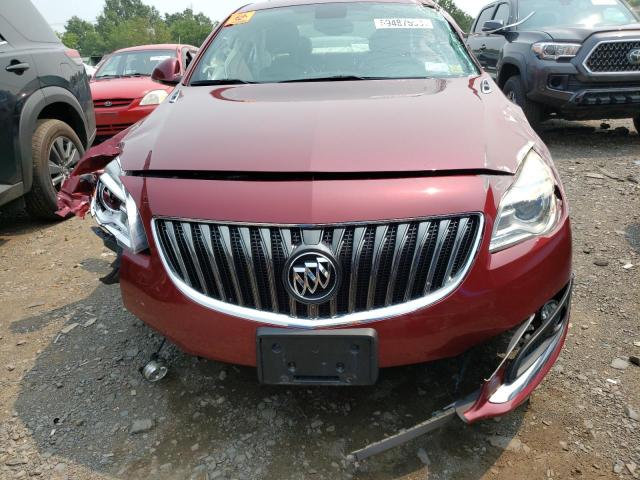2G4GK5EXXG9180711 - 2016 BUICK REGAL მუქწითელი ფოტო 5