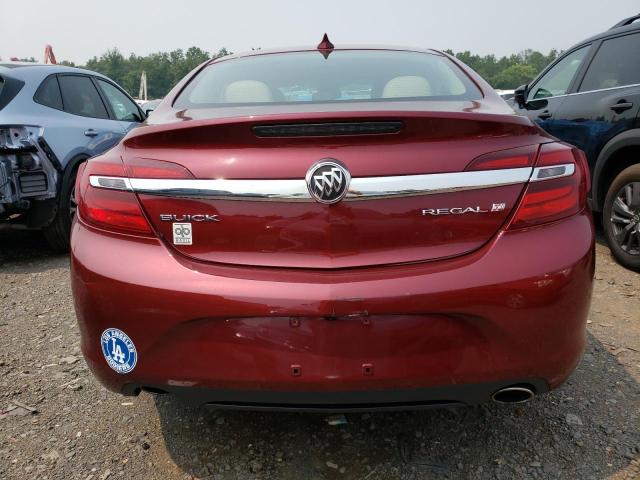 2G4GK5EXXG9180711 - 2016 BUICK REGAL მუქწითელი ფოტო 6