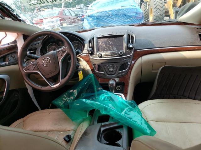 2G4GK5EXXG9180711 - 2016 BUICK REGAL მუქწითელი ფოტო 8
