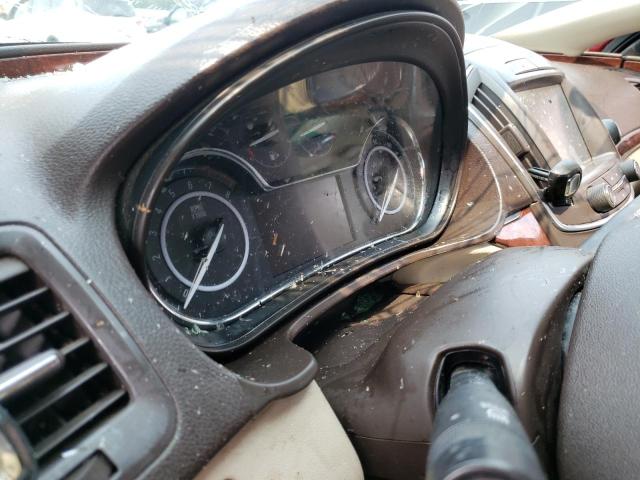 2G4GK5EXXG9180711 - 2016 BUICK REGAL მუქწითელი ფოტო 9