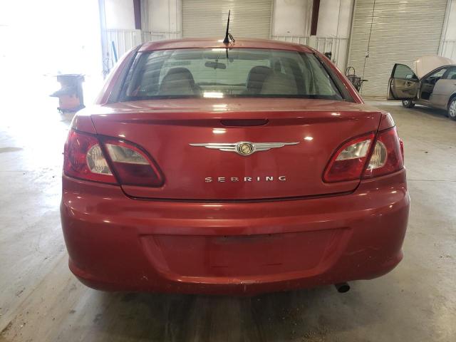 1C3LC46K27N530394 - 2007 CHRYSLER SEBRING RED photo 6