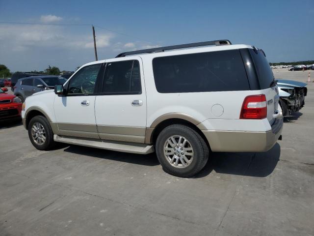 1FMJK1J53AEB19384 - 2010 FORD EXPEDITION EL EDDIE BAUER WHITE photo 2