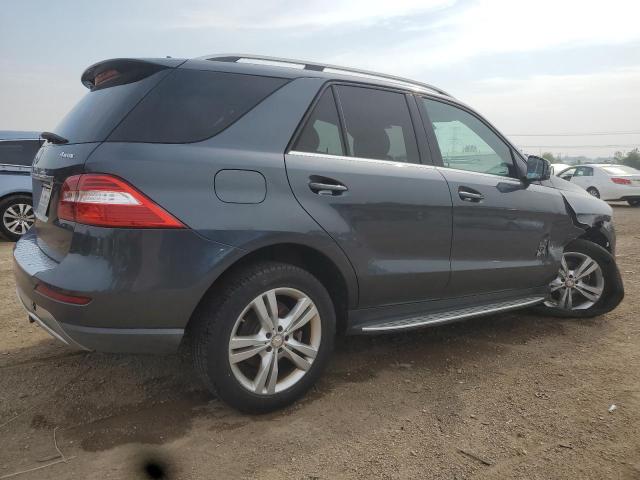 4JGDA5HB9EA273288 - 2014 MERCEDES-BENZ ML 350 4MATIC GRAY photo 3
