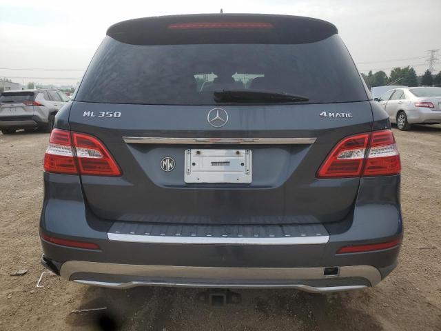 4JGDA5HB9EA273288 - 2014 MERCEDES-BENZ ML 350 4MATIC GRAY photo 6