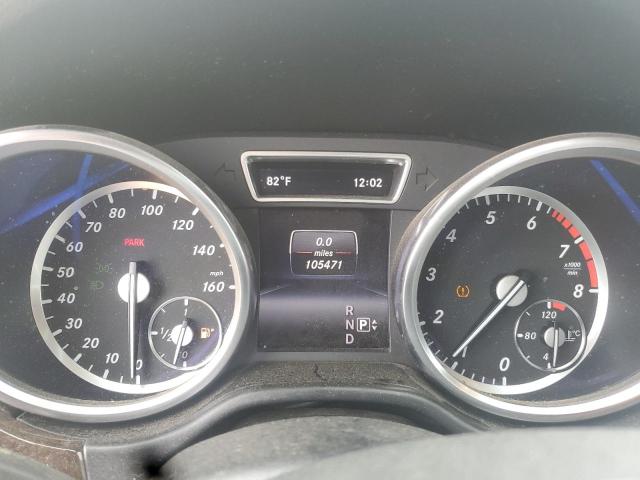 4JGDA5HB9EA273288 - 2014 MERCEDES-BENZ ML 350 4MATIC GRAY photo 9