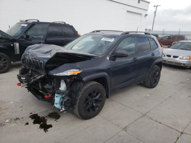 1C4PJMBS4GW310676 - 2016 JEEP CHEROKEE TRAILHAWK CHARCOAL photo 1