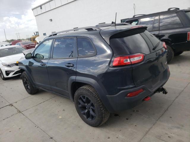 1C4PJMBS4GW310676 - 2016 JEEP CHEROKEE TRAILHAWK CHARCOAL photo 2