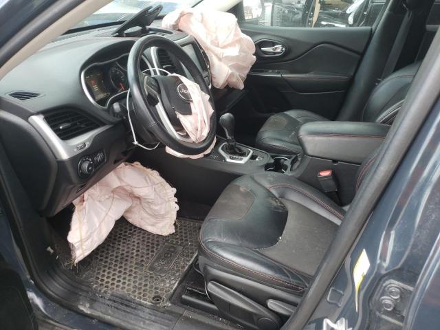 1C4PJMBS4GW310676 - 2016 JEEP CHEROKEE TRAILHAWK CHARCOAL photo 7