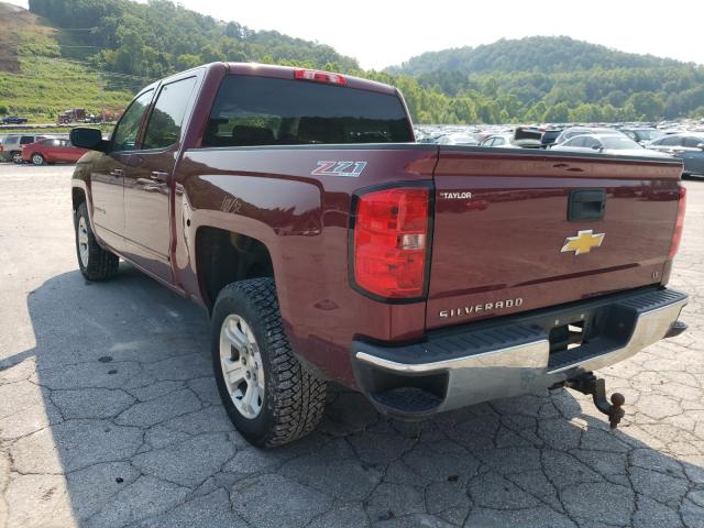 3GCUKREC4FG156159 - 2015 CHEVROLET SILVERADO K1500 LT MAROON photo 3