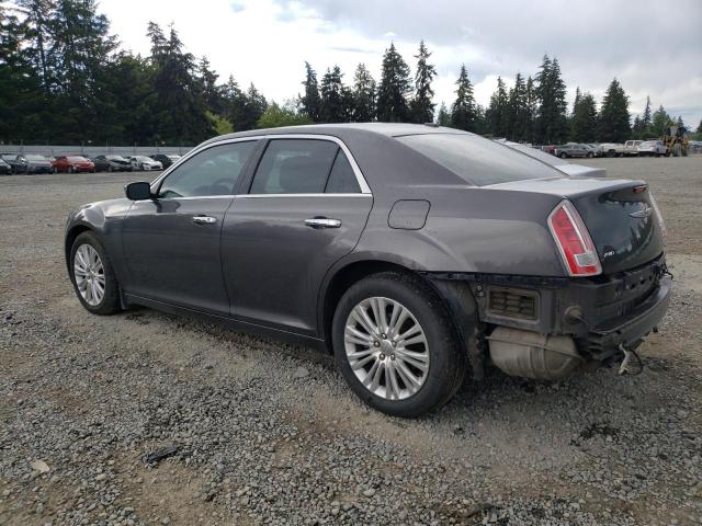 2C3CCAKT4DH556772 - 2013 CHRYSLER 300C GRAY photo 2