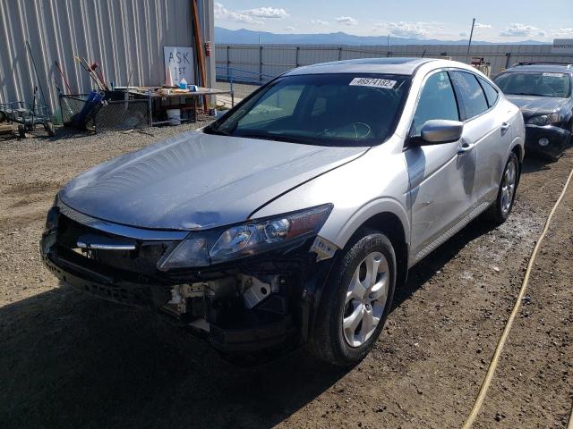 5J6TF2H54CL005335 - 2012 HONDA CROSSTOUR EXL SILVER photo 2