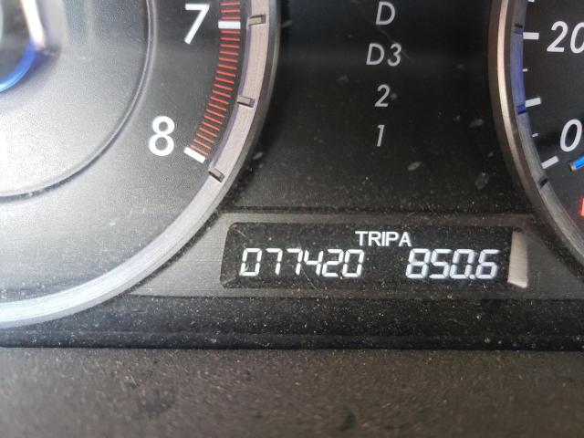 5J6TF2H54CL005335 - 2012 HONDA CROSSTOUR EXL ვერცხლისფერი ფოტო 8