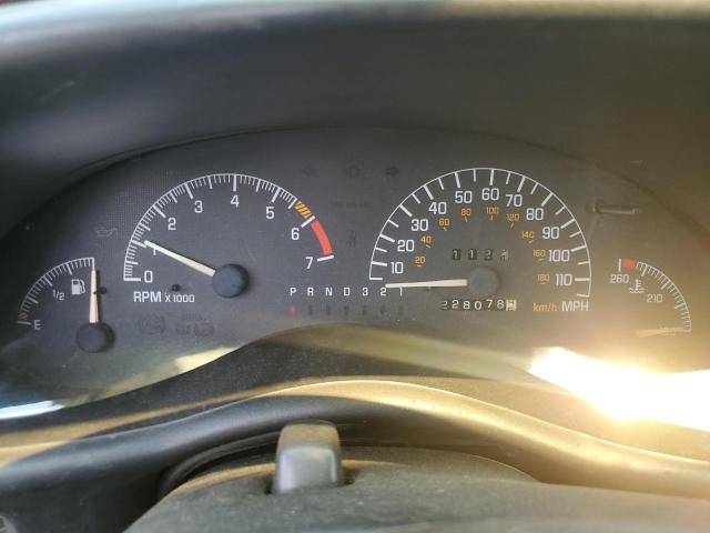 1G2WP52K52F293044 - 2002 PONTIAC GRAND PRIX GT BLACK photo 9