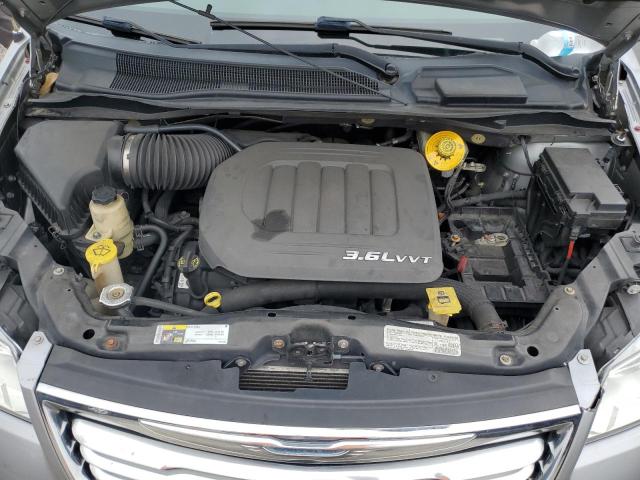 2C4RC1CG7ER115947 - 2014 CHRYSLER TOWN & COU TOURING L SILVER photo 12