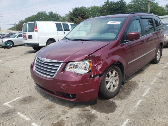2A8HR54189R631938 - 2009 CHRYSLER TOWN & COU TOURING Tünd qırmızı foto 9
