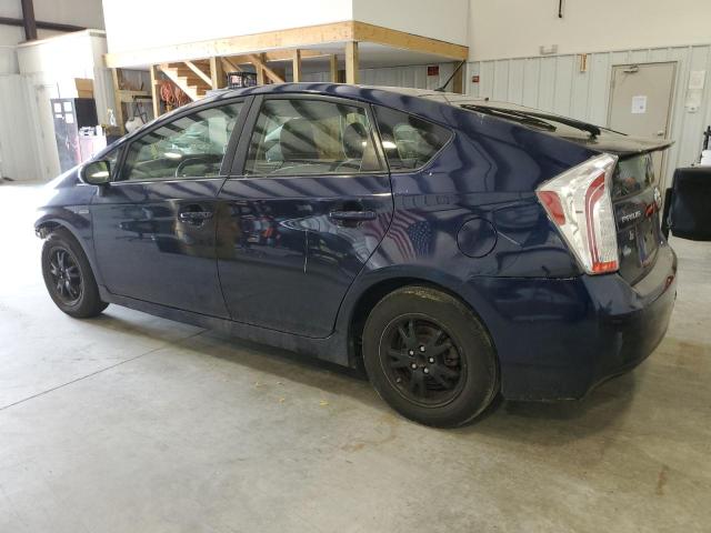 JTDKN3DU0F1875168 - 2015 TOYOTA PRIUS BLUE photo 2