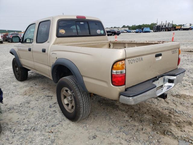 5TEGN92N64Z414113 - 2004 TOYOTA TACOMA DOUBLE CAB PRERUNNER GOLD photo 3