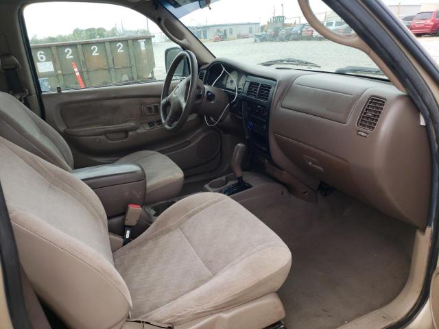 5TEGN92N64Z414113 - 2004 TOYOTA TACOMA DOUBLE CAB PRERUNNER GOLD photo 5