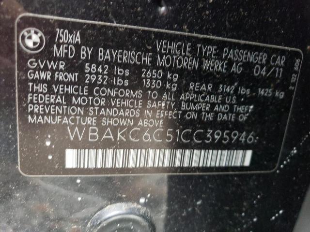 WBAKC6C51CC395946 - 2012 BMW ALPINA B7 XI CHARCOAL photo 12