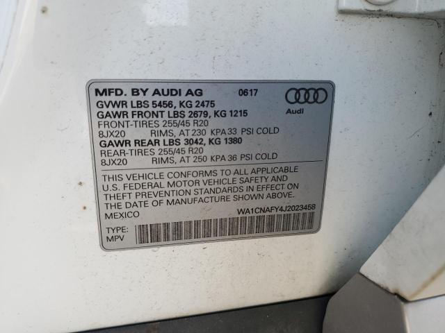 WA1CNAFY4J2023458 - 2018 AUDI Q5 PRESTIGE Ağ foto 13