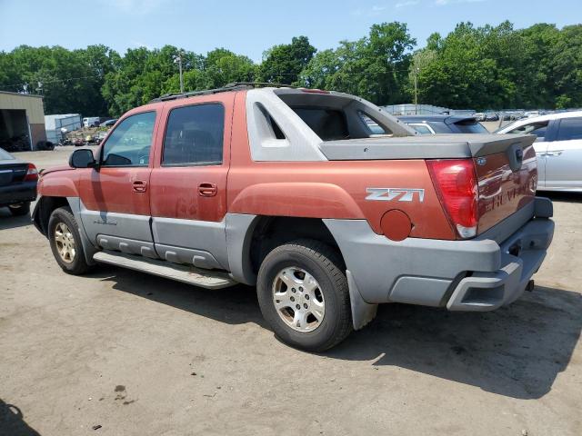 3GNEK13T62G277558 - 2002 CHEVROLET AVALANCHE K1500 ORANGE photo 2