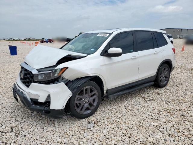 5FNYF7H56NB004055 - 2022 HONDA PASSPORT EXL Белый фото 1