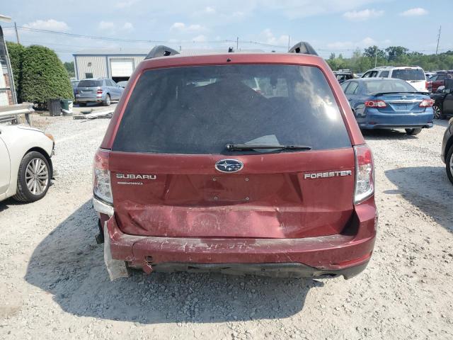 JF2SH6CC7AH767360 - 2010 SUBARU FORESTER 2.5X PREMIUM RED photo 6