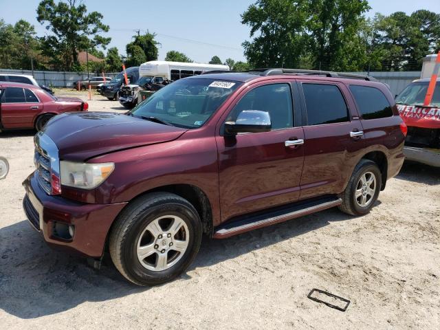 5TDBY68A88S006641 - 2008 TOYOTA SEQUOIA LIMITED BURGUNDY photo 1