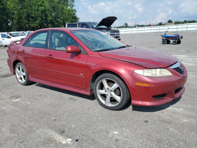 1YVFP80D045N86189 - 2004 MAZDA 6 S BURGUNDY photo 4