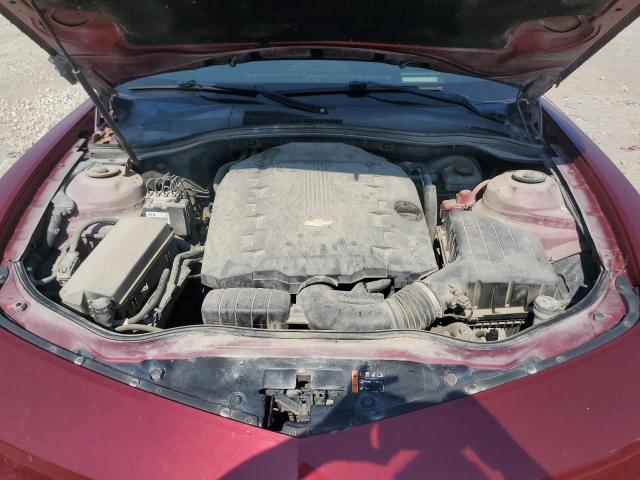 2G1FC1EDXB9136754 - 2011 CHEVROLET CAMARO LT MAROON photo 11