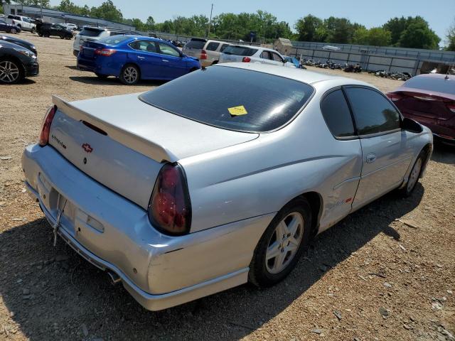 2G1WX15K729114178 - 2002 CHEVROLET MONTE CARL SS SILVER photo 3