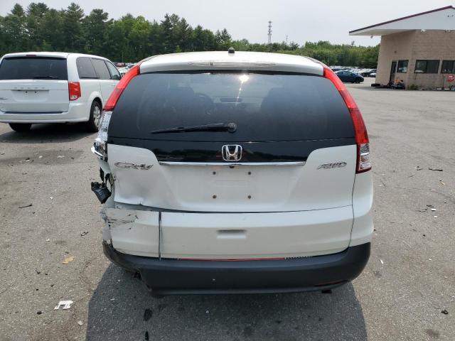 5J6RM4H5XCL062554 - 2012 HONDA CR-V EX WHITE photo 6