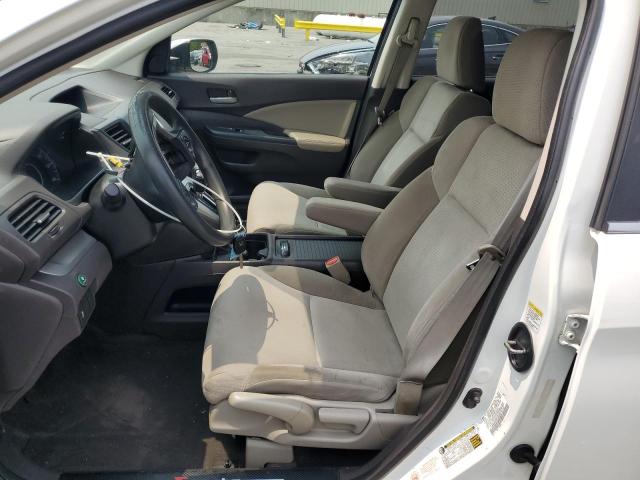 5J6RM4H5XCL062554 - 2012 HONDA CR-V EX WHITE photo 7