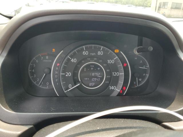 5J6RM4H5XCL062554 - 2012 HONDA CR-V EX WHITE photo 9