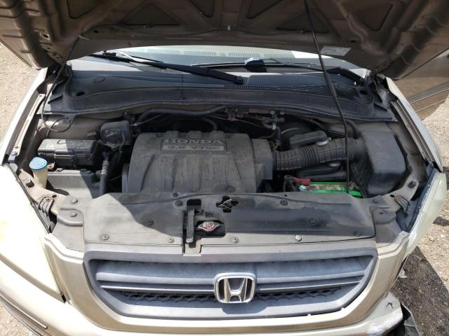 5FNYF18435B034764 - 2005 HONDA PILOT EX GOLD photo 11