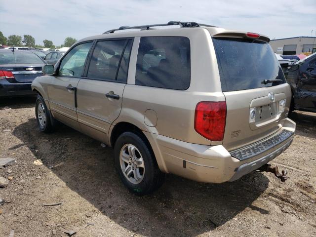 5FNYF18435B034764 - 2005 HONDA PILOT EX GOLD photo 2