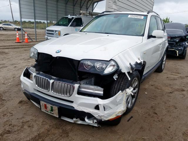 WBXPC93429WJ28763 - 2009 BMW X3 XDRIVE30I  photo 2