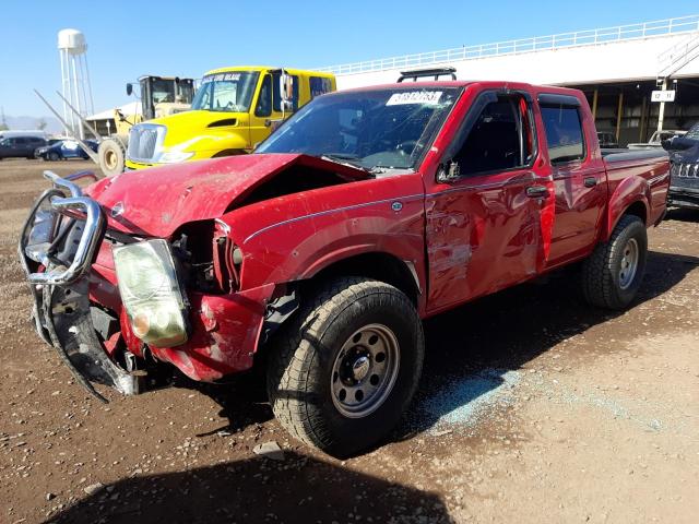 1N6ED27TX4C467773 - 2004 NISSAN FRONTIER CREW CAB XE V6 RED photo 1