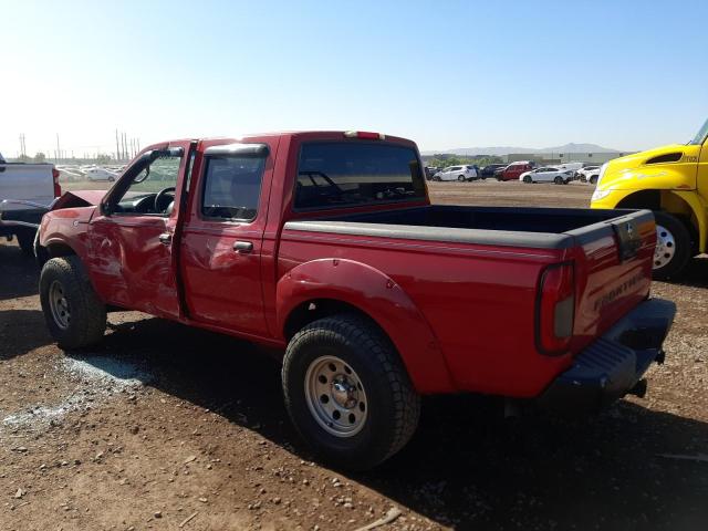 1N6ED27TX4C467773 - 2004 NISSAN FRONTIER CREW CAB XE V6 RED photo 2