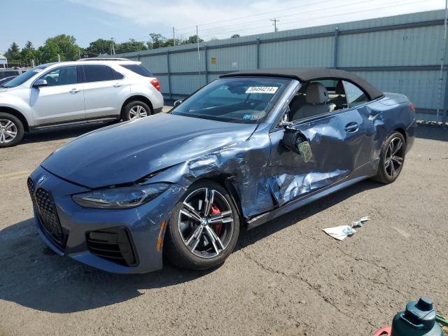 WBA63AT09NCJ61758 - 2022 BMW M440XI BLUE photo 1