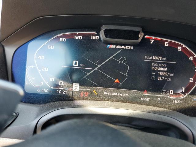 WBA63AT09NCJ61758 - 2022 BMW M440XI BLUE photo 9