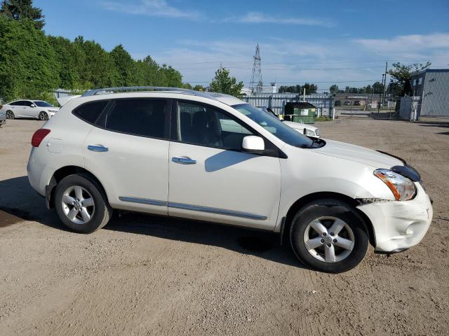 JN8AS5MV2DW101145 - 2013 NISSAN ROGUE S WHITE photo 4