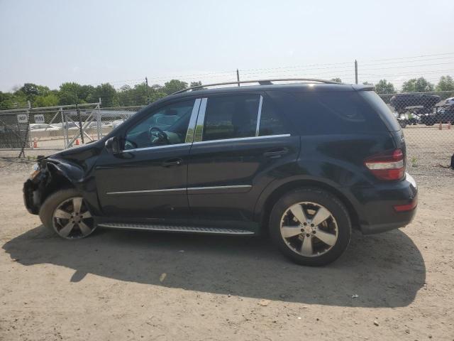 4JGBB8GBXAA608639 - 2010 MERCEDES-BENZ ML 350 4MATIC BLACK photo 2
