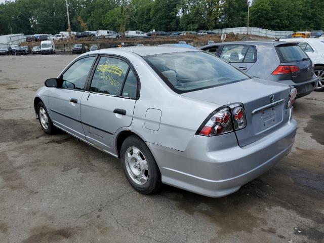 2HGES16394H612398 - 2004 HONDA CIVIC DX VP 银色 照片 2