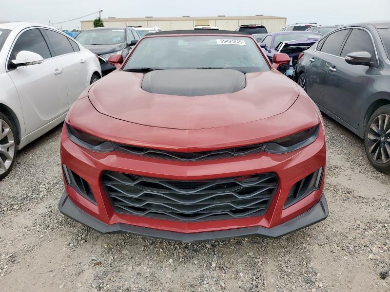 1G1FH3D78P0155670 - 2023 CHEVROLET CAMARO SS BURGUNDY photo 5