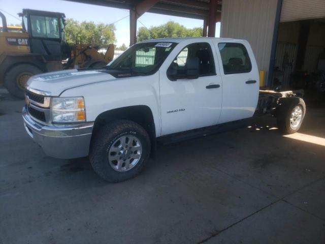 1GC4KZC86DF116288 - 2013 CHEVROLET silverado K3500 WHITE photo 1