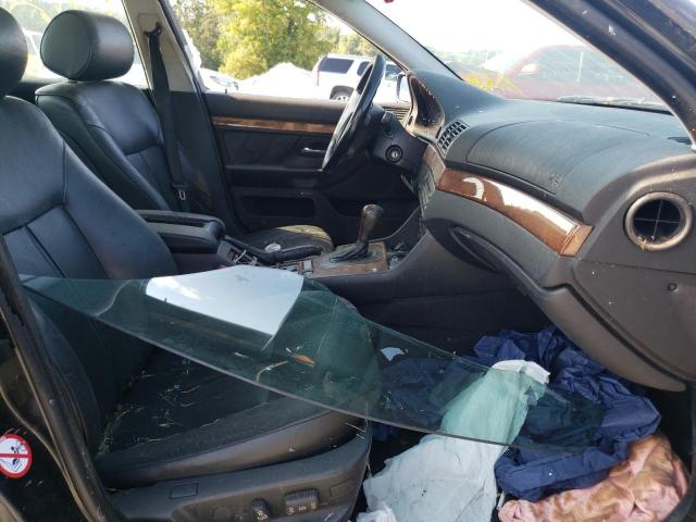 WBADT63432CH93029 - 2002 BMW 5 SERIES I AUTOMATIC BLACK photo 5