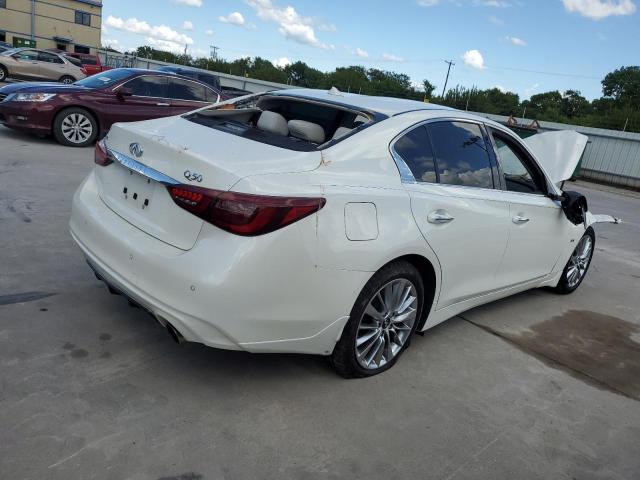 JN1EV7AP3KM543448 - 2019 INFINITI Q50 LUXE WHITE photo 3