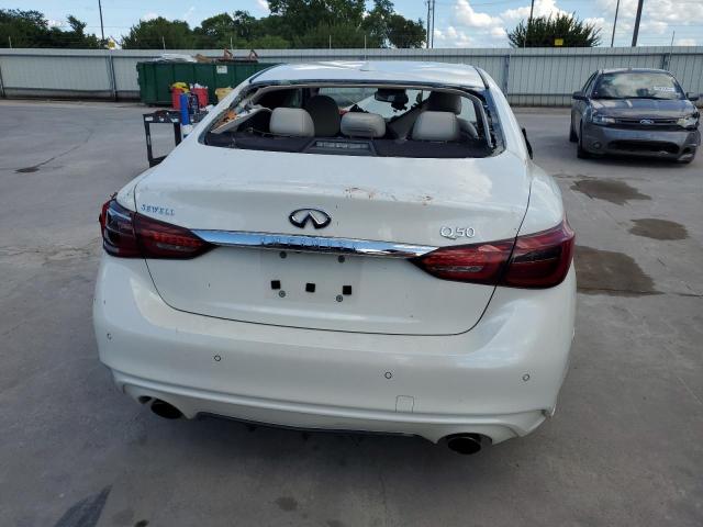 JN1EV7AP3KM543448 - 2019 INFINITI Q50 LUXE WHITE photo 6