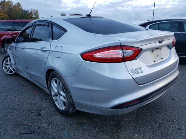 3FA6P0HDXGR322951 - 2016 FORD FUSION SE SILVER photo 3